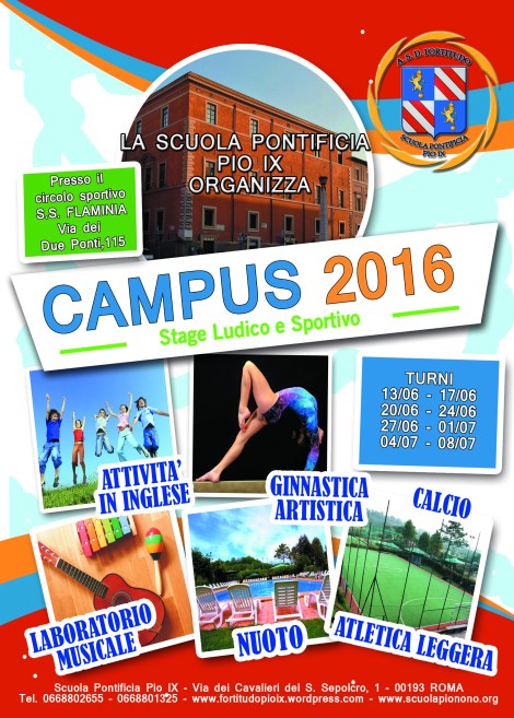 VOLANTINO CAMPUS 16  FRONTE sito